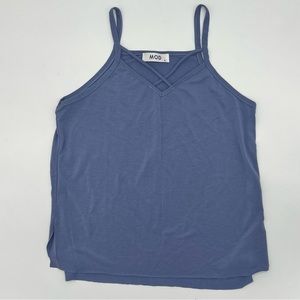 MOD Purple Distressed Edges Tank Top
